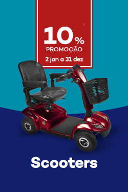 Scooters com desconto direto de 10%, de 1 de janeiro a 31 dezembro